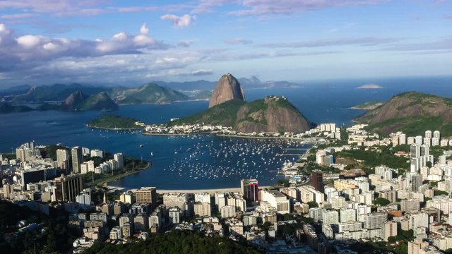 Rio de Janeiro Bay and Mountains (zoom in)