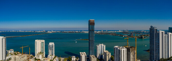 Elysee Residences Edgewater Miami aerial panoramic photo