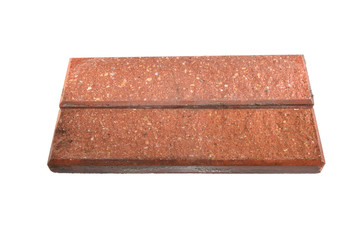 facing tile isolated on white background