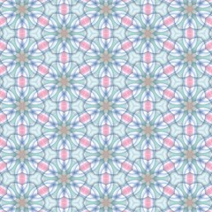 Geometric kaleidoscope multicolored seamless pattern. Abstract background.