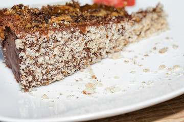 Slice of cake, close up