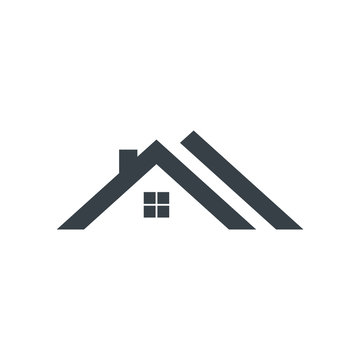 Real estate icon. Building logo. Vector stock illustration