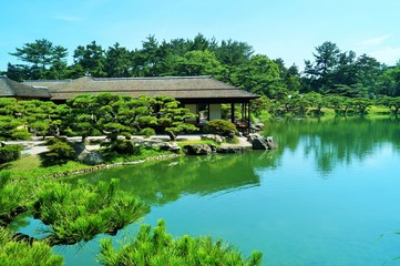 Obraz premium 栗林公園（高松市）