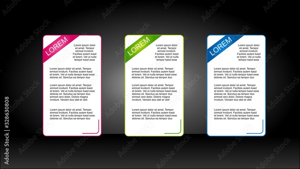 Wall mural web element display with space for your text.vector design