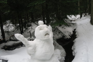 Ugly snowman