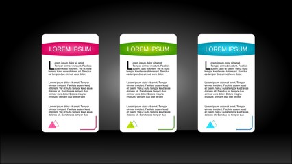 web element display with space for your text.vector design