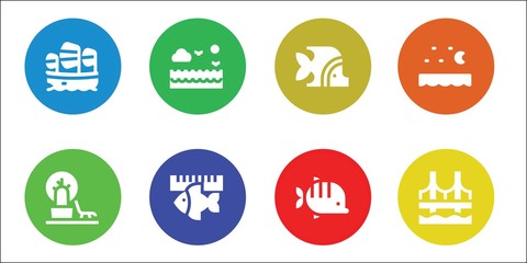 river icon set