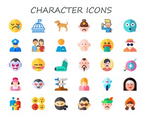 character icon set