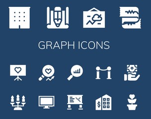graph icon set