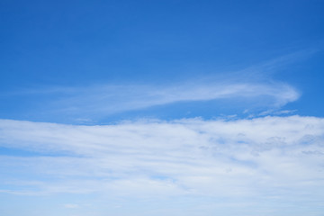 blue sky and cloud layer for background