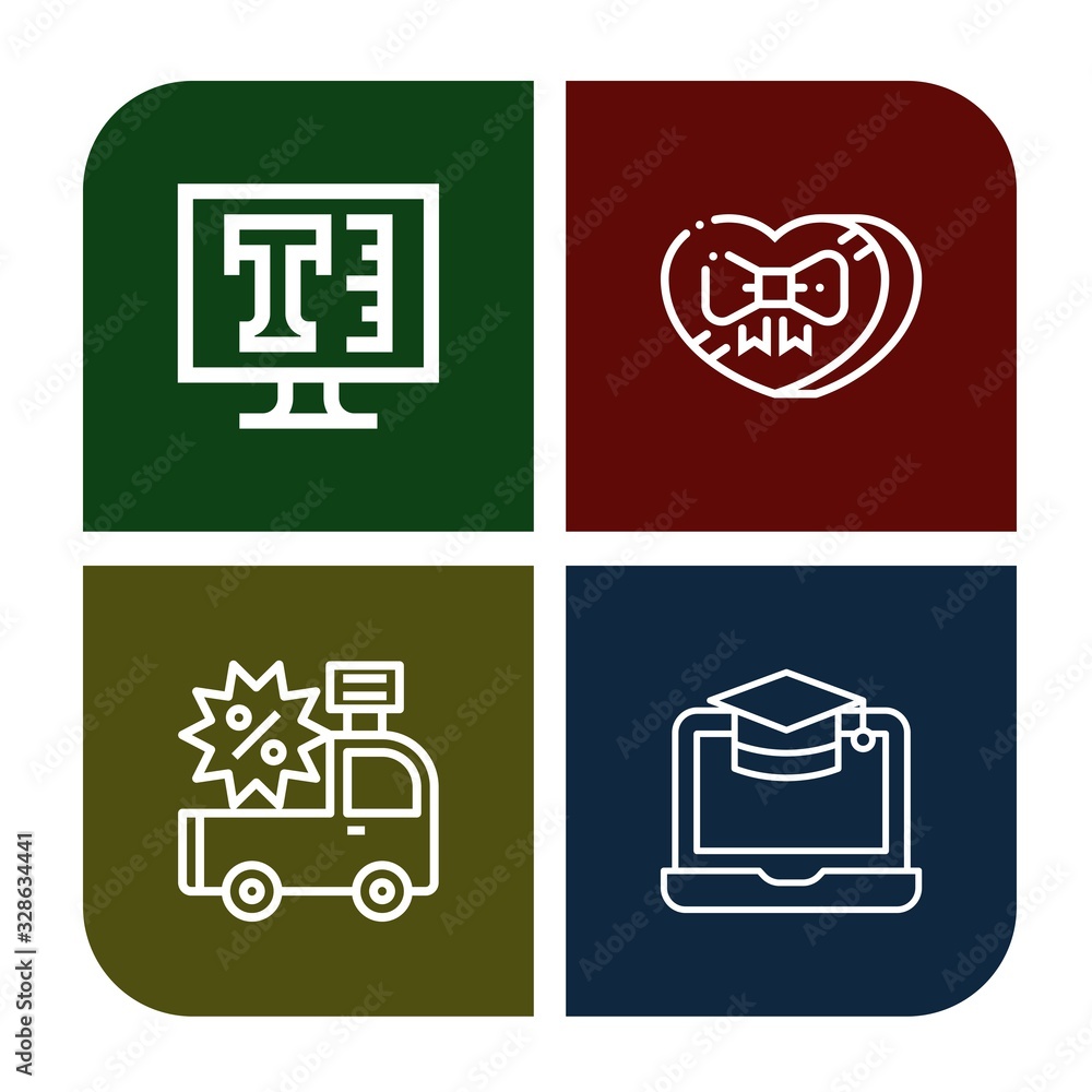 Poster Set of ui icons