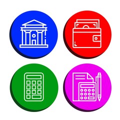 Set of loan icons