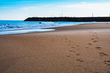 Sand beach in Japan.