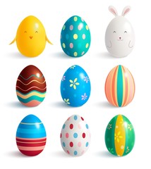 Easter Eggs Collection Set
