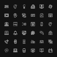 Editable 36 smart icons for web and mobile