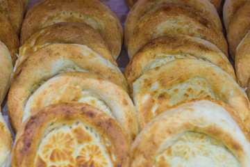 Tandyr nan or lepeshka, tarditional asian bread