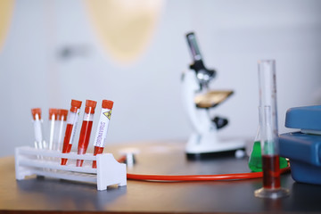 A scientist researcher in the laboratory is testing drugs for the treatment of viral pneumonia....