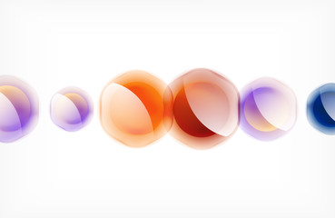 Abstract background - glass shiny transprent hexagon shapes overlapping eath other. Vector Illustration For Wallpaper, Banner, Background, Card, Book Illustration, landing page