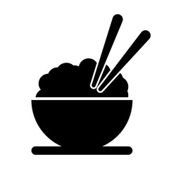 rice icon vector