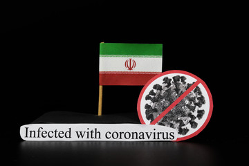 Iran is one of many lands affected by coronavirus. Covid-19 is a type of group of RNA viruses that cause variety of diseases in humans, mainly respiratory tract. Viral disease. Medicine. Panic