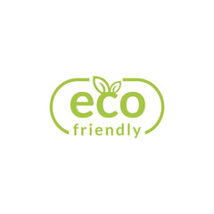 Healthy natural product label logo design