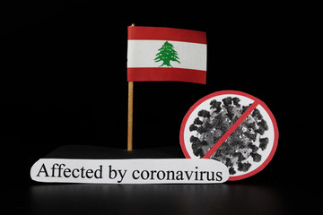 Lebanon is one of many lands affected by coronavirus. Covid-19 is a type of group of RNA viruses that cause variety of diseases in humans, mainly respiratory tract. Viral disease. Medicine. Panic