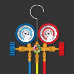 Manifold Gauge Repair Tool of Air Conditioner and  Refrigerator
