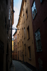 Fototapeta premium old street in European town