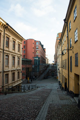 street in old town of tallinn
