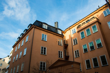 houses in town of gdansk poland