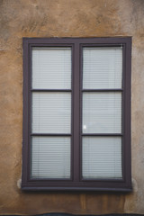 windows of an old house