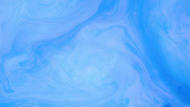 Abstract paint ink in motion. Psychedelic ebru background footage. Flowing colorful spots.