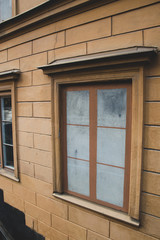 Fototapeta na wymiar windows of an old house