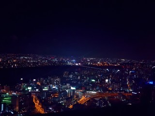 Fototapeta na wymiar Osaka Night View