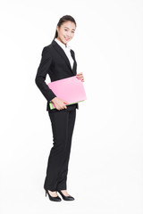 young beautiful female teacher