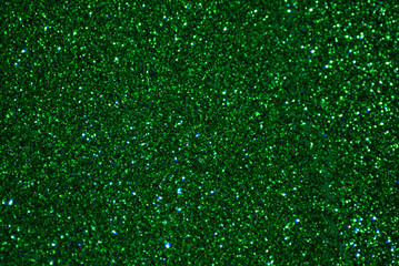 Fototapeta premium Green shiny background. Christmas mood. Celebration.
