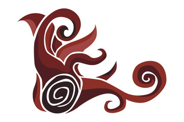 Bown flora ornament decoration