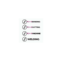  The illustration consists of a laser cutting nozzle in the form of a symbol or logo