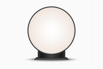 Circular light box template