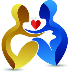 affection pregnant woman logo