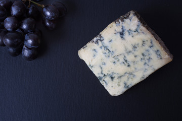 Stilton Blue Cheese with Sable Grapes