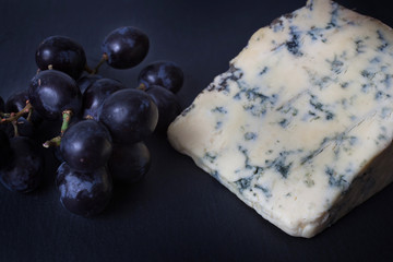 Stilton Blue Cheese with Sable Grapes