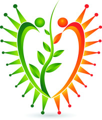 couple tree logo