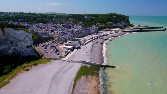 Saint Valery en Caux amazing cliffs France Normandy