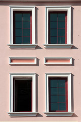 window with shutters