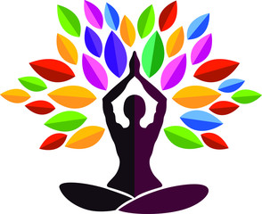 yoga tree logo