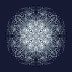 Abstract design element with particles. Cyber Pattern