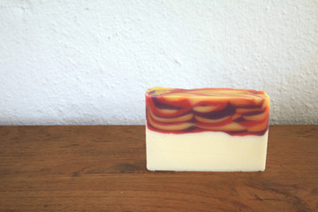 Handmade slice of soap
