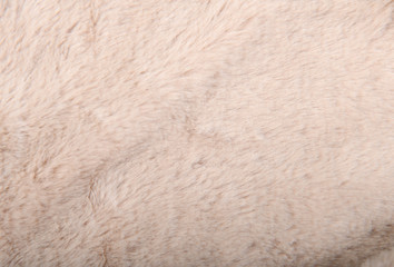 White faux fur texture background fragment