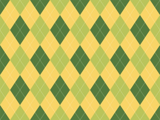 Argyle pattern seamless. Fabric texture background. Classic argill vector ornament